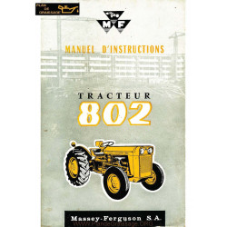 Massey Ferguson 802 Instruction