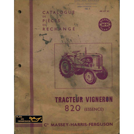 Massey Ferguson 820 Vigneron Piece