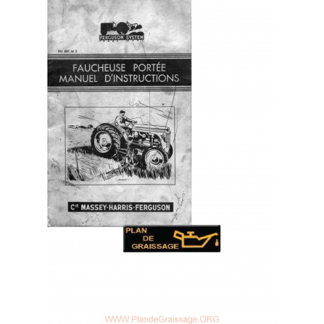 Massey Ferguson Faucheuse Portee