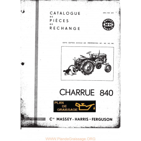 Massey Ferguson Mf 840 Charrue