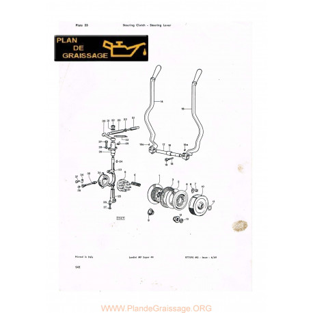 Massey Ferguson Mf Super 44 Vues Eclatees Chenillards