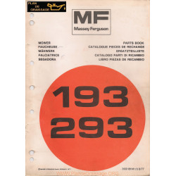Massey Ferguson Mf193 293 Faucheuse