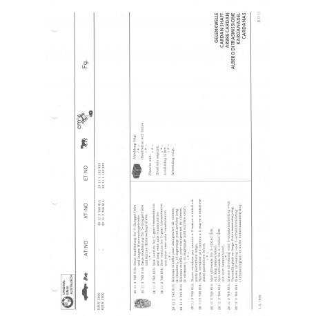 Bmw Arbre Cardan De Rechange Org 2000