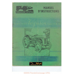 Massey Ferguson Tea 20 Tracteur