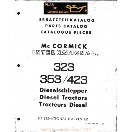 Mc Cormick International 323 353 423