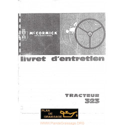 Mc Cormick International 323 Utilisation