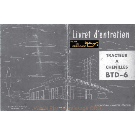 Mc Cormick International Btd6 Livret Entretien P01 25 Chenillards