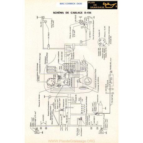 Mc Cormick International D436 Schema Electrique