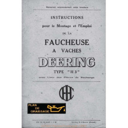 Mc Cormick International Deering H3 Faucheuse