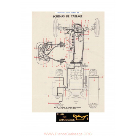 Mc Cormick International Farmall Utility Serie 265 Schema Electrique