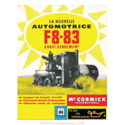 Mc Cormick International Ih F8 83 Pub Moissonneuses