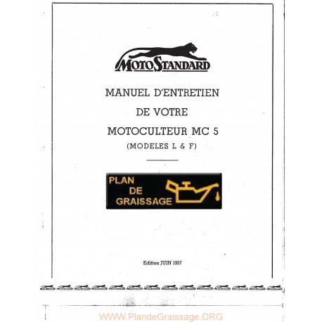 Motostandard Mc5 Motoculteurs