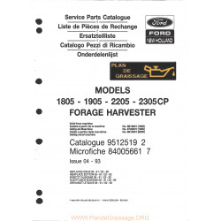 New Holland 1805 1905 2205 2305 Cp Forage Harvester