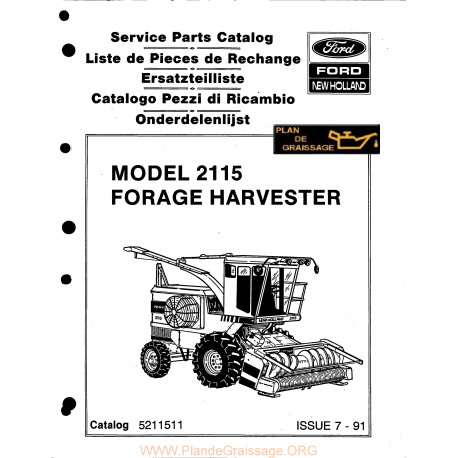 New Holland 2115 Forage Harvester