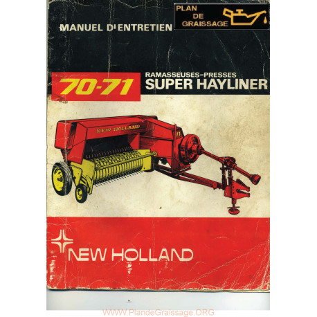 New Holland 70 71 001 Ramasseuses