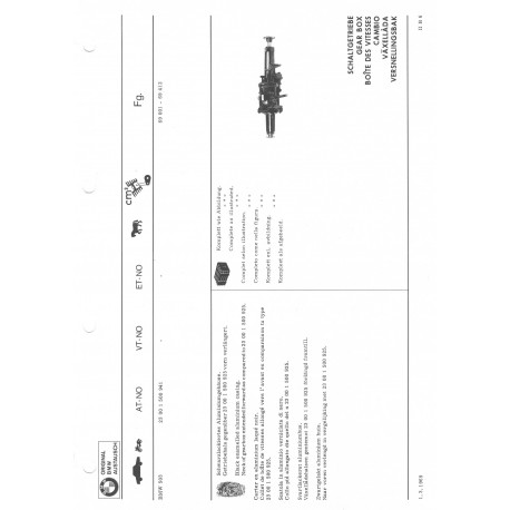 Bmw Boite Vitesse De Rechange Org 503