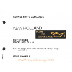 New Holland 8361 Si 10 Fiat Moteur