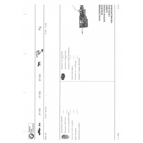 Bmw Boite Vitesse De Rechange Org 507