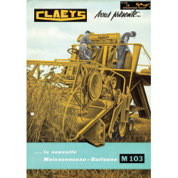 New Holland Clayson M103 Brochure Moissonneuses