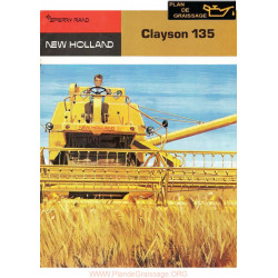 New Holland Clayson M135 Brochure Moissonneuses