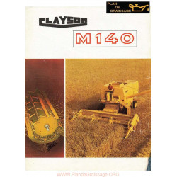 New Holland Clayson M140 Brochure Moissonneuses