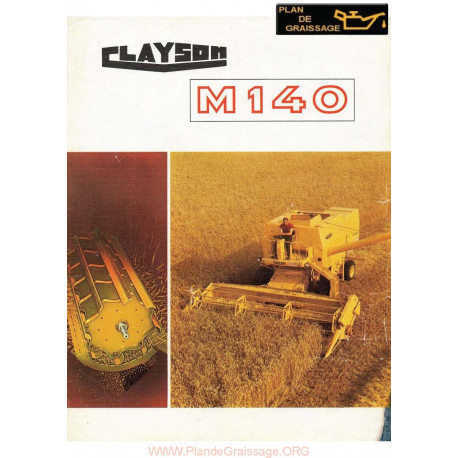 New Holland Clayson M140 Brochure Moissonneuses