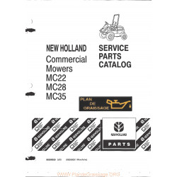 New Holland Mower Mc 22 28 35