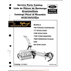 New Holland Pull Type Forage Harvester 790 717 722 770 790 824