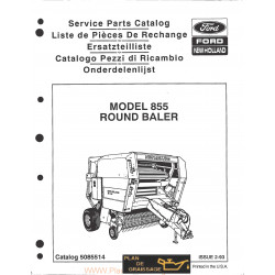 New Holland Round Baler 855