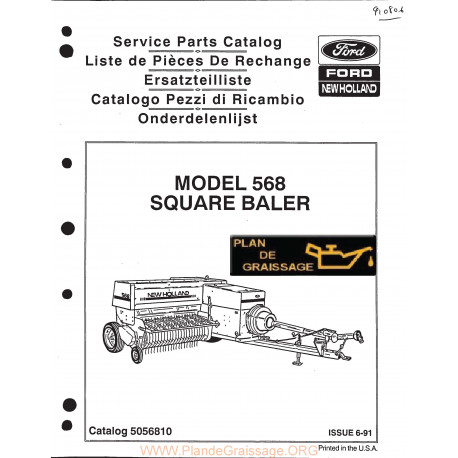 New Holland Small Baler 568