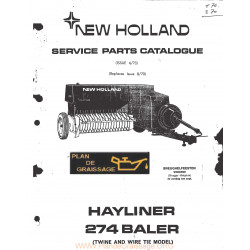 New Holland Small Baler Hayliner 274 Nh