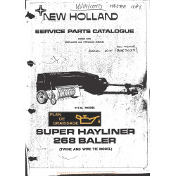 New Holland Small Baler Super Hayliner 268 Nh 2m Fs