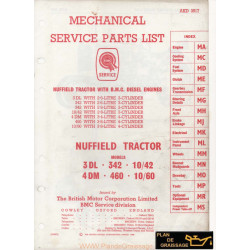 Nuffield 3dl 342 4dm 460