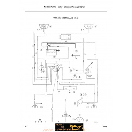 Nuffield Wiring Diagram 10 42