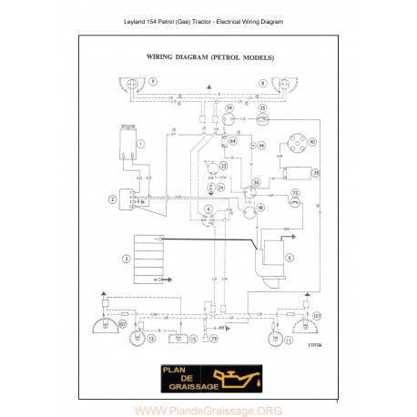Nuffield Wiring Diagram Leyland Petrol 154