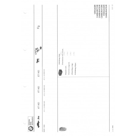 Bmw Carburateur De Rechange Org 1800