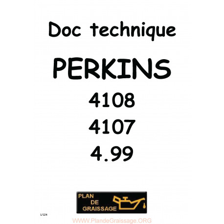 Perkins 4107 4108 4 99 Moteur