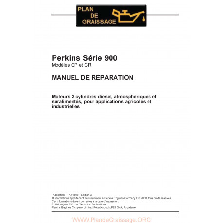 Perkins 900 Cp Cr Moteur