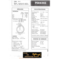 Perkins P3 Moteur
