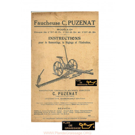 Puzenat D1 D2 D3 Faucheuse