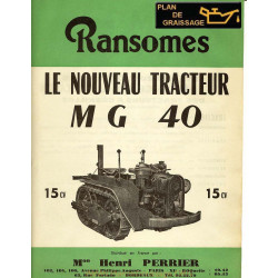Ransomes Mg 40 01 Chenillards