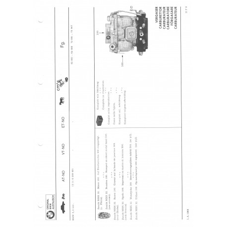 Bmw Carburateur De Rechange Org 3200