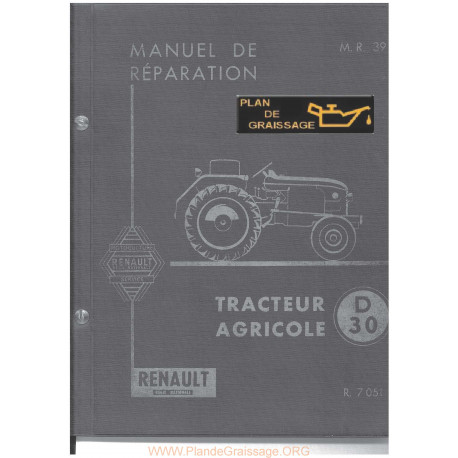 Renault D30 R7051 Manuel