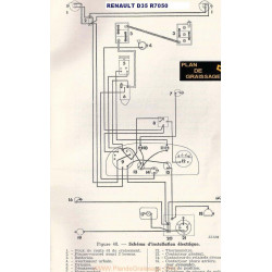 Renault D35 R7050 Schema Electrique