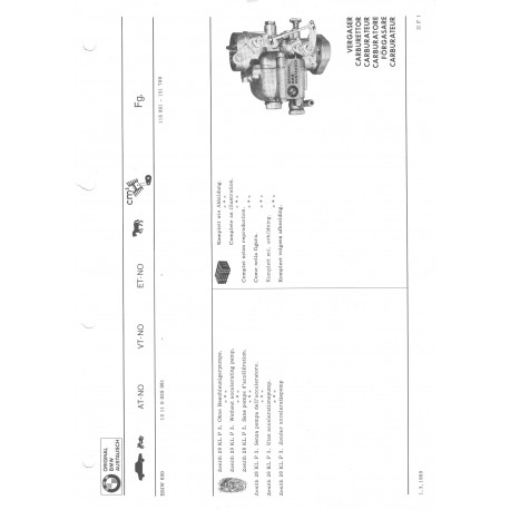 Bmw Carburateur De Rechange Org 600