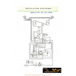 Renault N P E 70 R7050 Schema Electrique
