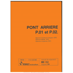 Renault Pont P01 P02 1973
