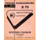 Rivierre Casali B 75 Presse Ramasseuse