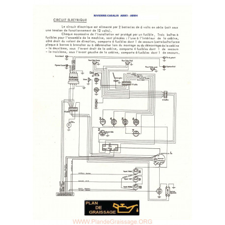 Rivierre Casalis Abm3 Abm4 Schema Electrique