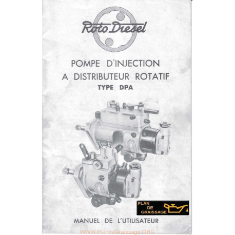 Roto Diesel Dpa Injection Rotatif